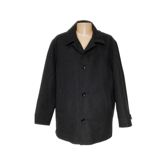Mens XXL London Fog Gray Overcoat